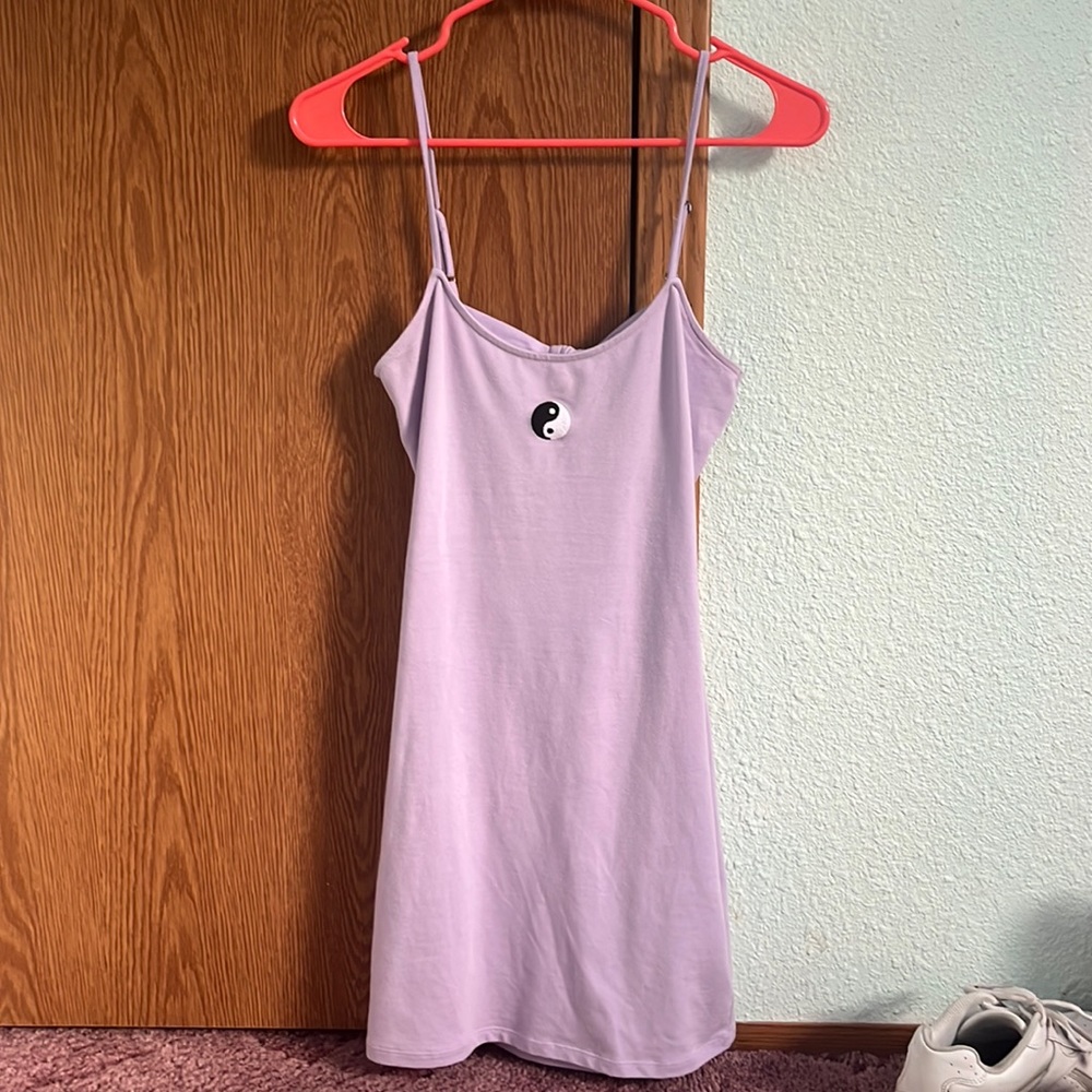 XS Bodycon Dress. Lavender Color, spaghetti straps!